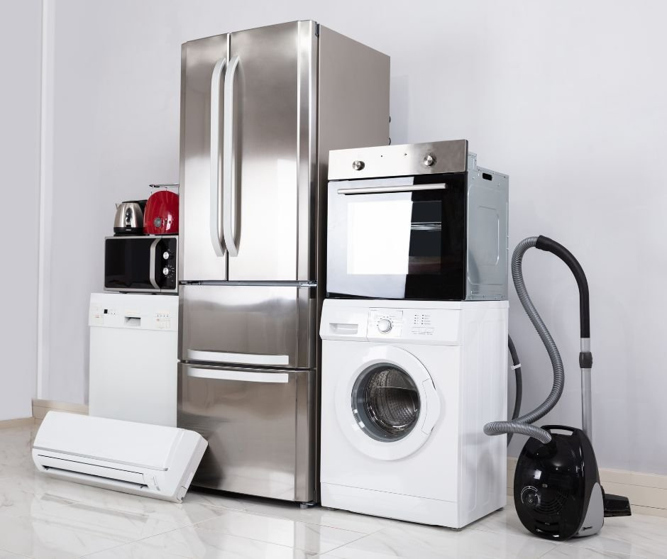 Appliance repair technicians at work